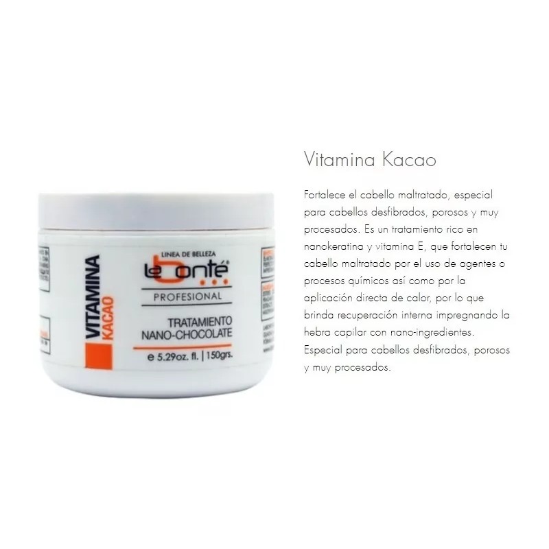 Labonté Keratina Kacao Labonté + Vitamina Kacao Ultra Reparación