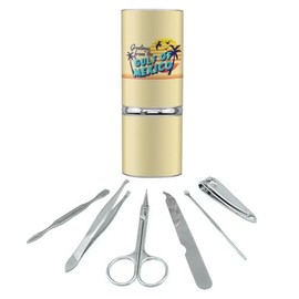 GRAPHICS & MORE Gulf of Mexico Postcard Stainless Steel Manicure Pedicure Grooming Beauty Care Travel Kit