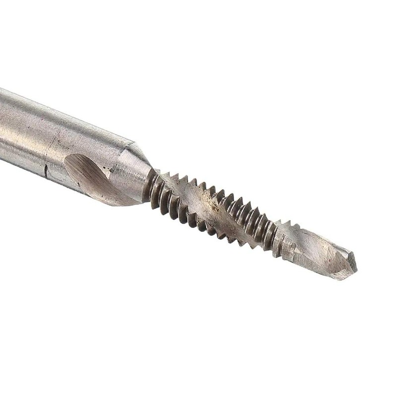 1/8-3/8" BSW Thread HSS Combination Drill Tap Bit Set with
