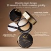 zeesea 2 in 1 Cushion Foundation,Makeup Double Layer Cushion BB