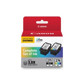 For Canon Canon PG-275 XL / CL-276 XL Value Pack for PIXMA TS3520 and TR4720 Printers