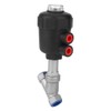 Garosa Pneumatic Steam Valve, Air Actuated Thread Angle Seat Valve,