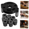 SEWACC Woodworking Drilling Guide Kit Durable Hole Punch Locator with