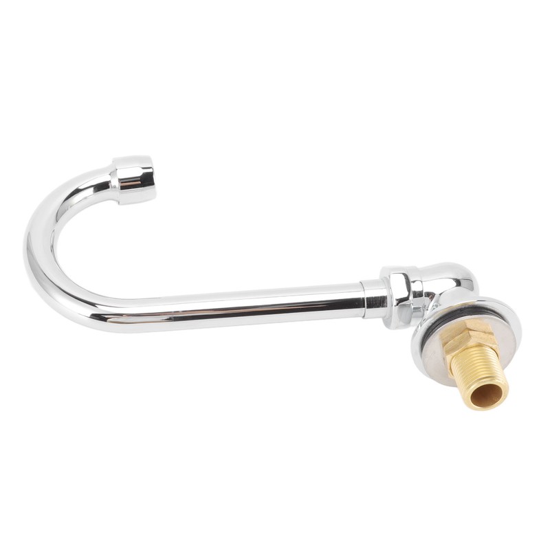 Foot Pedal Faucet Stainless Steel G1/2 Thread Wall Mounted Knee