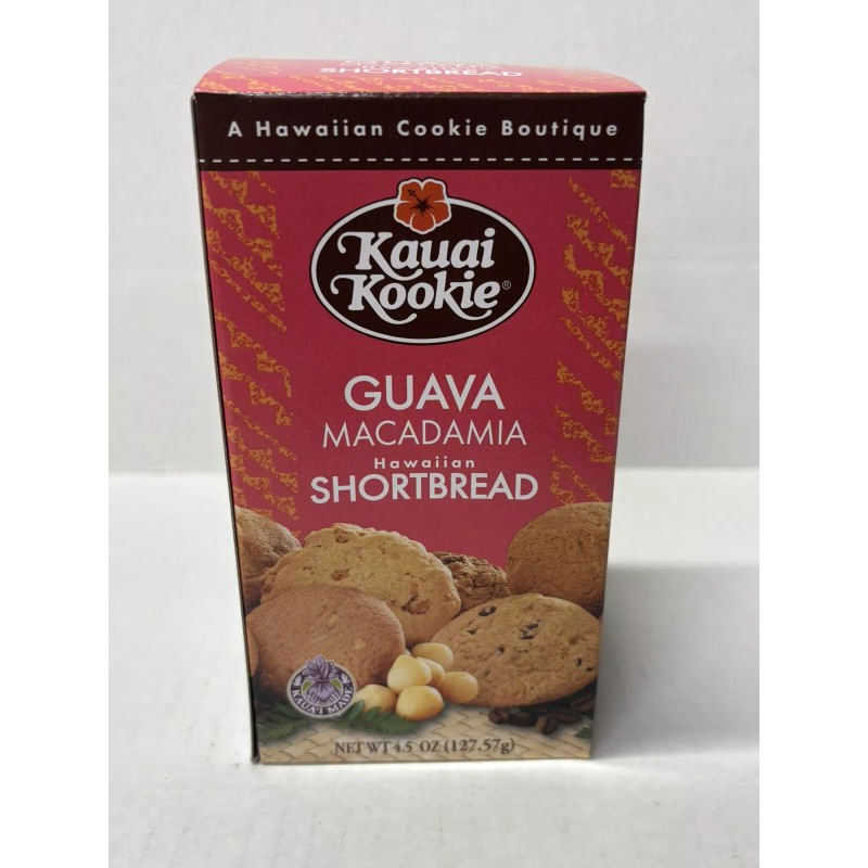 Kaui Kookie Kauai Kookie Macadamia Shortbread 3 Pack Variety (Original,