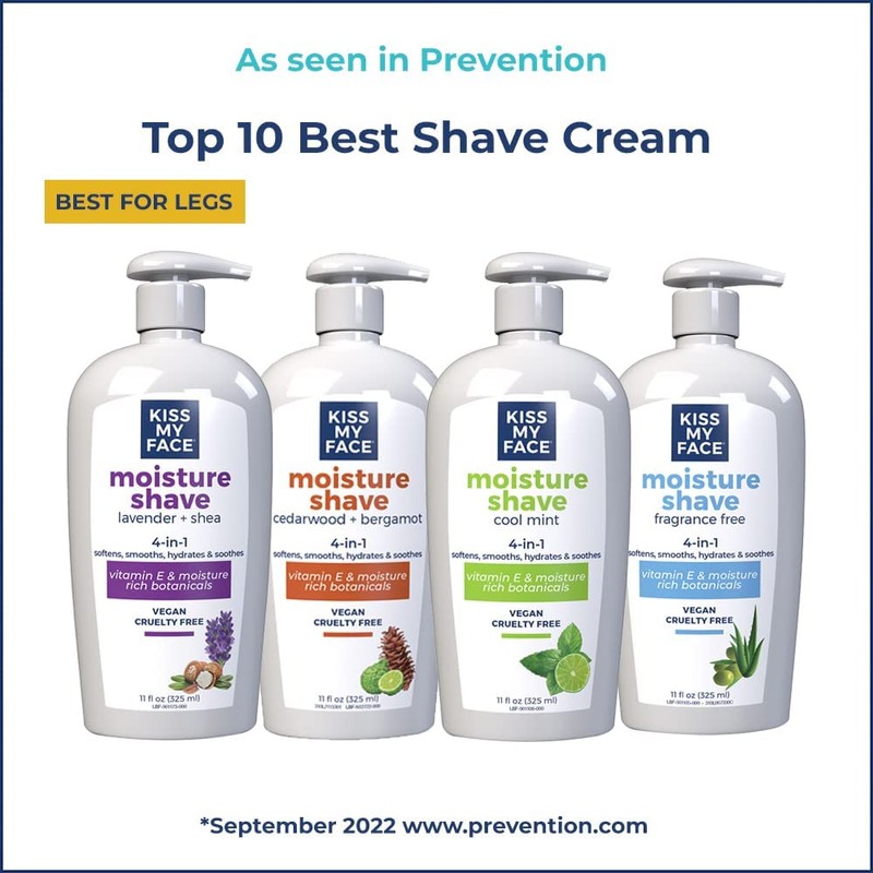 Kiss My Face Moisture Shave Lavender & Shea Pump (325ml),