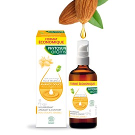 Phytosun Arôms Organic Sweet Almond Vegetable Oil 100% Pure & Native 100 ml