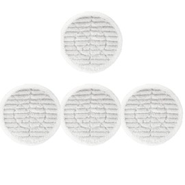 VideoPUP Replacement Microfiber Steam Mop Pads,4pcs Gray Reusable Washable Pocket Mopping Pads Compatible with Shark S7000AMZ S7001 Scrubbing Mop