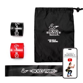 Bandas de Recuperación Floss Bands - Ideales para Compresión Muscular, Movilidad y Rehabilitación - 2 Niveles de Resistencia - Látex 100% Natural - In
