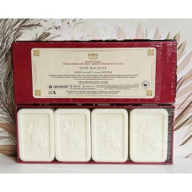 Saponificio Artigianale Fiorentino 2-Pack Saponificio ~ Rose Bouquet Extra Fine Bar Soap Set 8 Bars 4.4 oz Each
