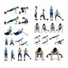 AW Fitness Sliders Deslizadores Athletic Works Colors