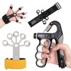 Fanwer Hand Trainer Finger Trainer Set, Adjustable Hand Trainer &