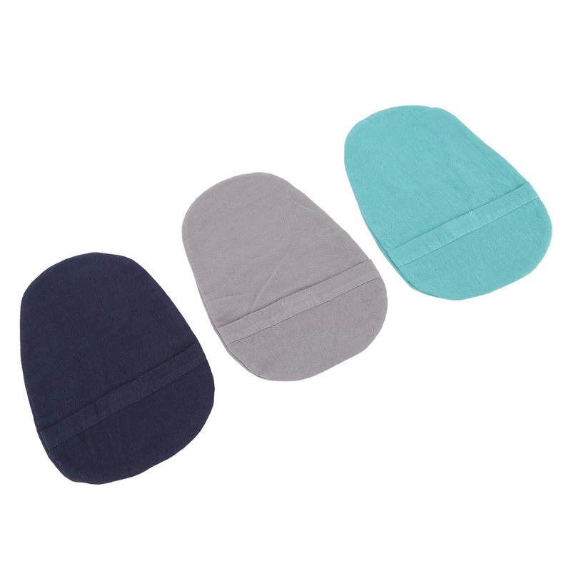 3pcs Ostomy Bag Cover Washable Detachable Dust Proof Mixed Colors