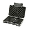 Passatore Black Acrylic Travel Humidor with Hygrometer for 5 Cigars