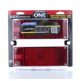 Optronics TLL0016RK ONE LED Low Profile Marine Tail Light