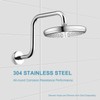 OFFO Shower Head Extension Arm 13 Inch, S Shaped High