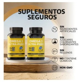 2 X Omega 3 Premium 1000mg - Aceite De Pescado 60 Cápsulas                                                                                            