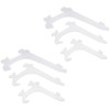 LBTODH 6PCS Acrylic Display Stand Plastic Plate Stands Holders Clear