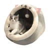 Cute Cat Beds for Indoor Cats, 2 in 1 Cozy