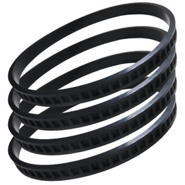 Suifaqi New 4 Pack 650721 00 Bandsaw Rubber Tires Replacement for Dewalt Portaband Rubber Wheels DWM120 DCS374 A02807 DW328K D28770 D28770K 514002079 6230 6232-20 (Black)