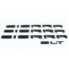 GMC 4PCS Gloss Black Letters Emblem Nameplate Badge for 2019