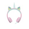 Gabba Goods Pastel Unicorn LED Light Up Headphones for Kids
