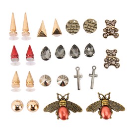 Decorative Shoe Clips Fashionable Shiny Elegant Removable Shoe Decoration Accessory for Shoes Clothing Bags ESH2024