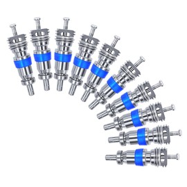 HVAC Schrader Valve Core for R32 R410A R22 Refrigerant, High Pressure AC Valve with Teflon Seal, Replacement Part for Air Conditioning and Refrigeration Systems (Pack of 50)