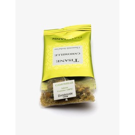 Dammann Freres Chamomile Tea Bags, French Gourmet Premium Herbal Tea Individually Wrapped (Pack of 21)