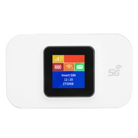 4G Portable WiFi Hotspot, Travel Mobile MiFi Hotspot with SIM Card Slot, Connection with 10 Devices, Widely Used in Europe, Australia, Asia Southeast Asia, Africa, Middle East