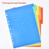 File Dividers Folder Dividers 12 Part, 3 Pack Plastic Binder