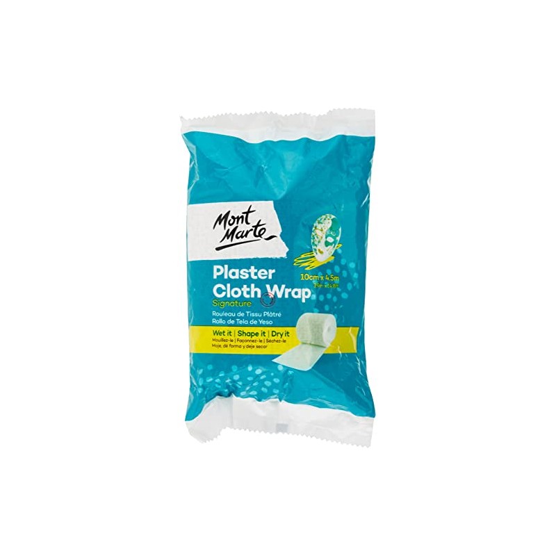 Mont Marte Plaster Cloth Wrap, 10 cm x 4.5 Meter