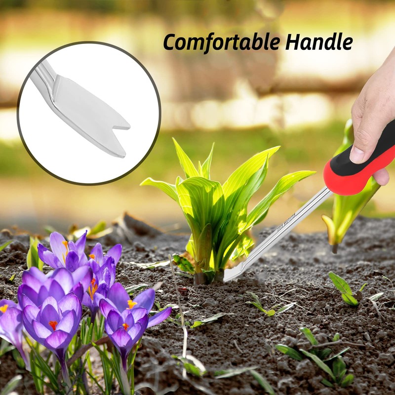 KLDOLLAR Weed Puller Tool, Dandelion Weeder Puller Tool with Soft