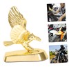 Vaguelly Vivid 3D Eagle Motorbike Hood Decor Badge Statue Car