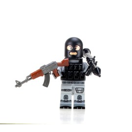 Battle Brick Mercenary Soldier Custom Minifigure