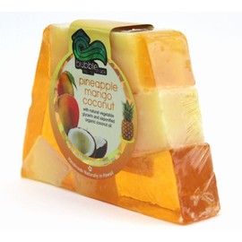 Hawaii Souvenir Hawaiian Goods Bubble Shack Pineapple Chunk Soap Soap (Mango Coconut) Hawaii Accessories