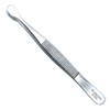 P.Tool AA 04612 All-Stainless Steel Tweezers, 4.7 inches (120 mm),