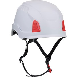 PIP Traverse Non-Vented, Industrial Climbing Helmet with Mips Technology, ABS Shell, EPS Foam Impact Liner, HDPE Suspension, 4-Point Chin Strap, ANSI II, White (280-HP1491RM-01)