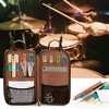 Damero Drum Stick Bag, Waxed Canvas Mallets Percussion Bag with