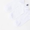 Champion CWSCZ401 3P Plain Socks, Non-Pile Logo Embroidery, Script Logo,