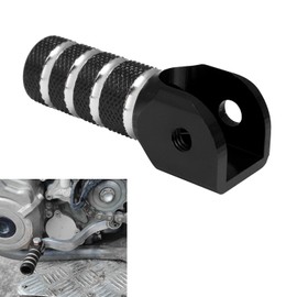 JFG RACING Motorcycle Shift Tip Aluminium Gear Lever Tip Shift Tip Billet Gear Lever Tip Replacement for Dirt Pit Bike Black