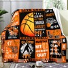 ISSOUS Basketball Blanket Gifts for Boys Girls,Basketball Blankets and Throws