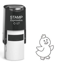 stampexpression - Baby Chick Self Inking Rubber Stamp - Black Ink (A-62527)