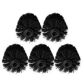 WOFASHPURET 5pcs Brush Head Replaceable Toilet Scrubber Toilet for Bathroom Toilet Bowl Brush Toilet Bowl Cleaners Toilet Scrubber Head Accessory Head Multifunction Plastic