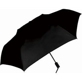Nakatani Men's Folding Umbrella, 23.6 inches (60 cm), Automatic Opening/Closing Folding, Black [424-038], Auto Open and Close, Rib Size: 23.6 inches (60 cm), Big Size