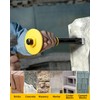 Rock Chisel Set, Firecore 3PCS Masonry Chisel with Hand Guard,