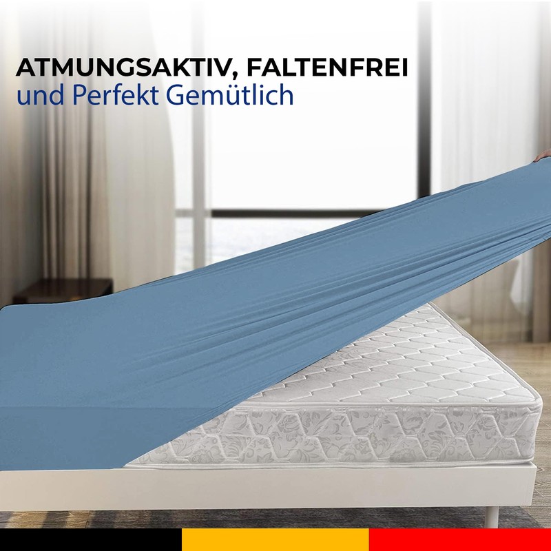 UNIVERSEL Cotton & Jersey Fitted Sheet - Premium Comfort in