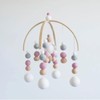 perfk 2 Pieces DIY Wooden Mobile Hanging Frame, Mobile Craft