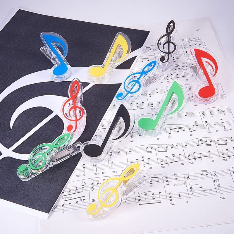 WANDIC 20 Pcs Plastic Sheet Music Stand Sheet Book Page