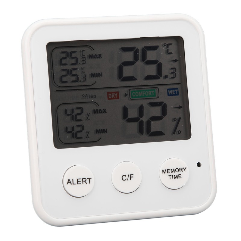 LCD Digital Display Thermometer Hygrometer Temperature Humidity Meter Gauge Hygrothermograph